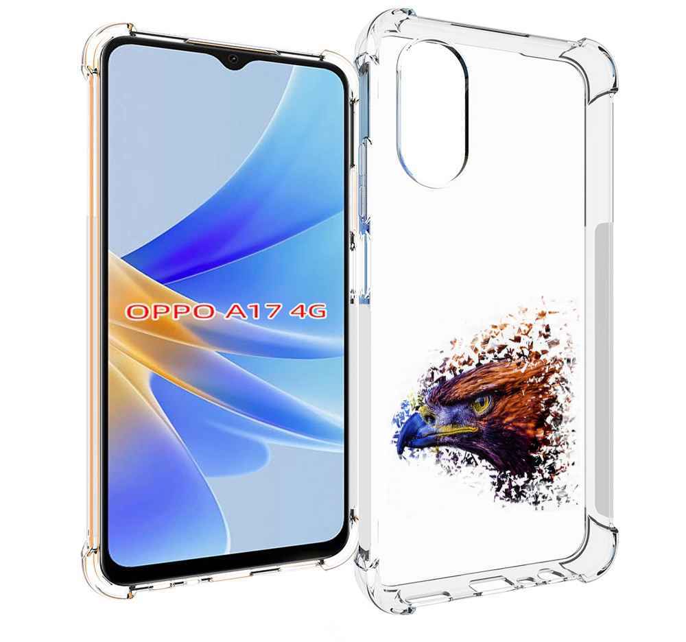 

Чехол MyPads красочный орел для OPPO A17, Прозрачный, Tocco