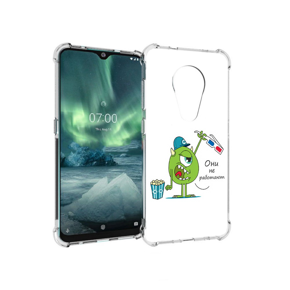 

Чехол MyPads Tocco для Nokia 7.2 Очки не работают (PT139171.105.129), Прозрачный, Tocco