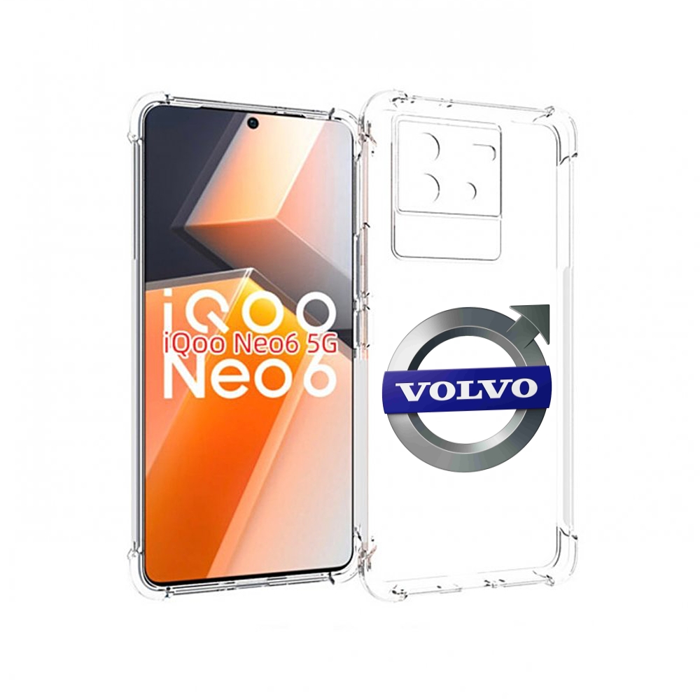 

Чехол MyPads volvo мужской для Vivo iQoo Neo 6 5G, Прозрачный, Tocco