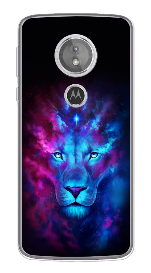 

Чехол Awog на Motorola Moto G6 Play / Моторола Мото G6 Плэй "Космический лев", Разноцветный, 240950-1