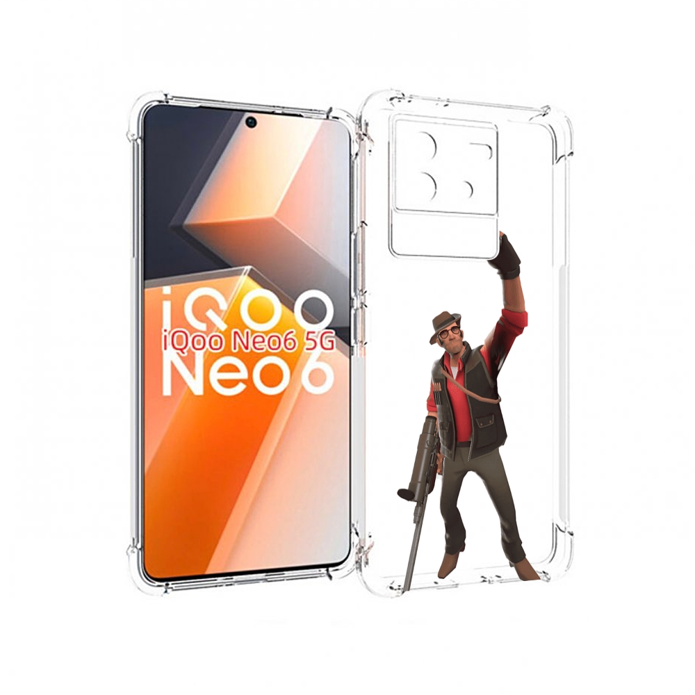 

Чехол MyPads team-fortress-2 для Vivo iQoo Neo 6 5G, Прозрачный, Tocco