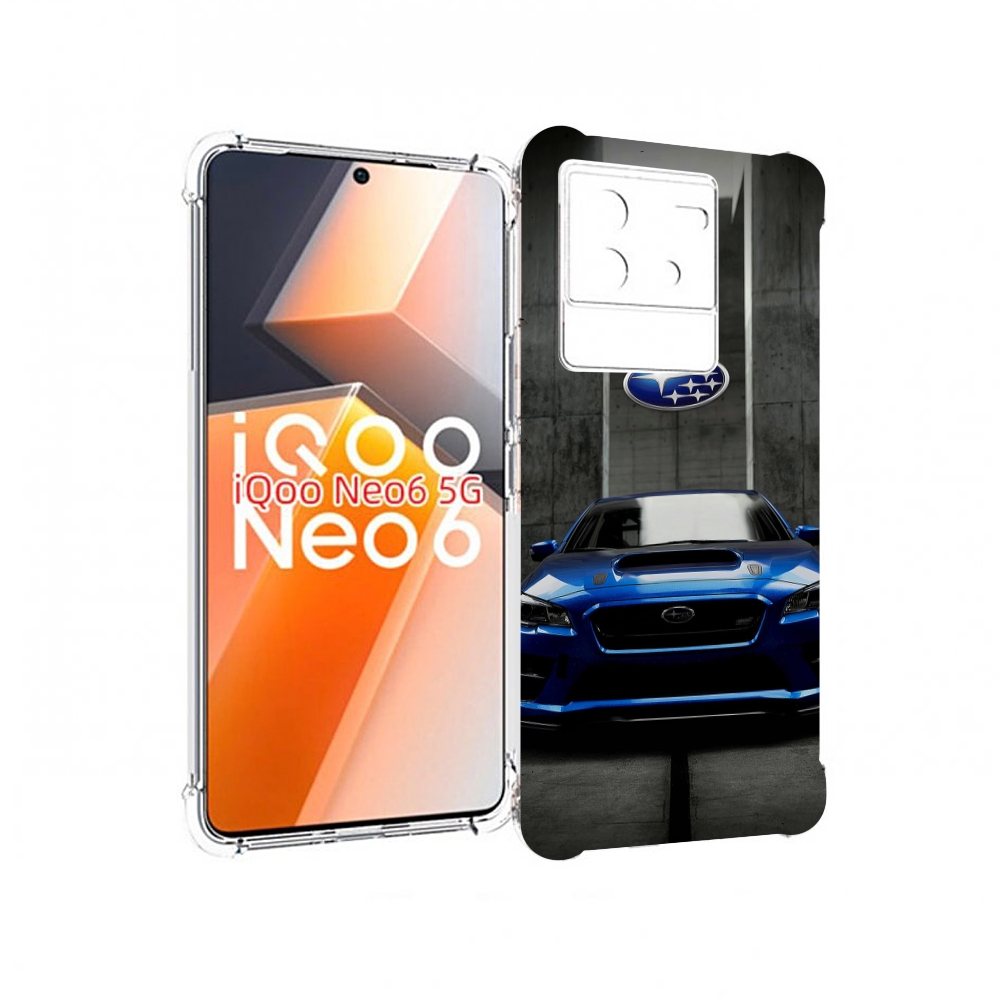 

Чехол MyPads subaru 1 мужской для Vivo iQoo Neo 6 5G, Прозрачный, Tocco