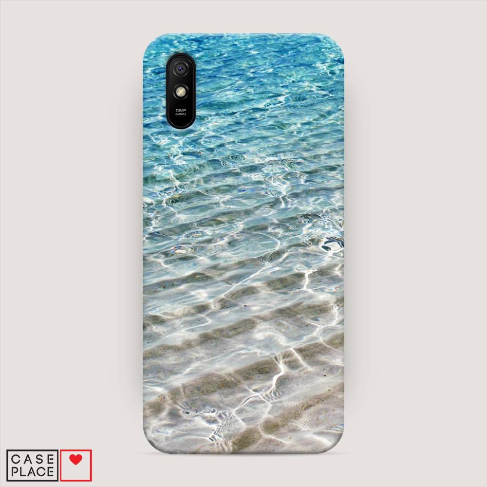 

Пластиковый чехол "Волны 10" на Xiaomi Redmi 9A, 38920-3