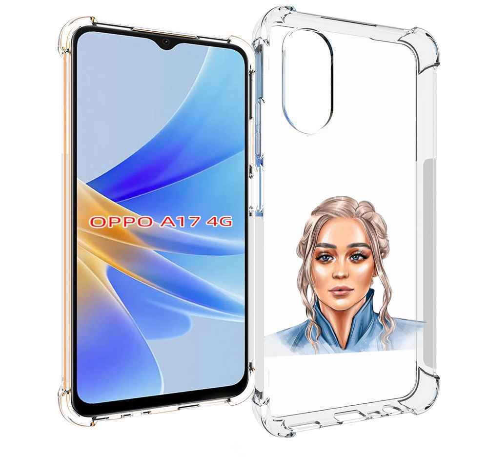 

Чехол MyPads красивая-нарисованная-девушка-блондинка женский для OPPO A17, Прозрачный, Tocco