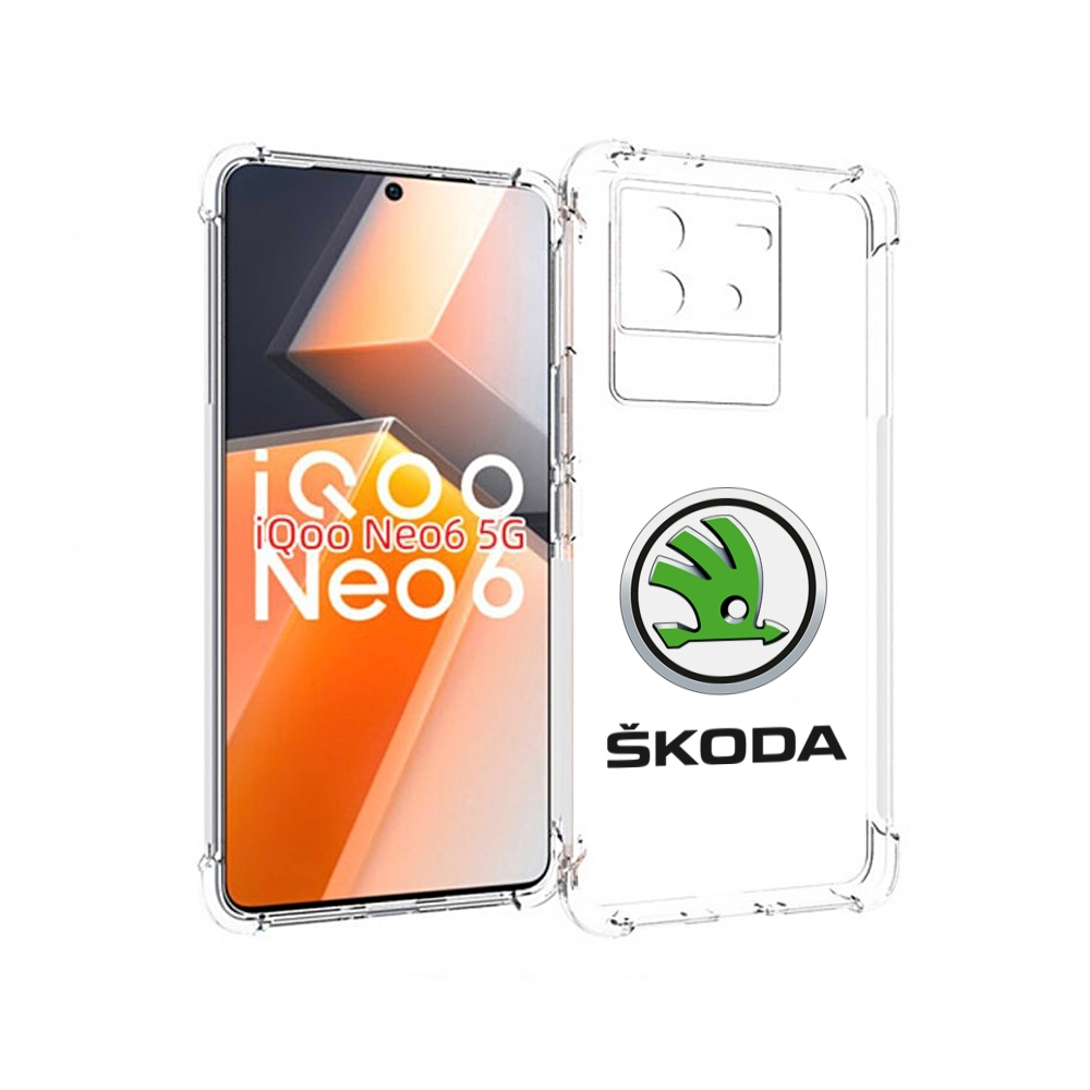 

Чехол MyPads skoda-4 мужской для Vivo iQoo Neo 6 5G, Прозрачный, Tocco