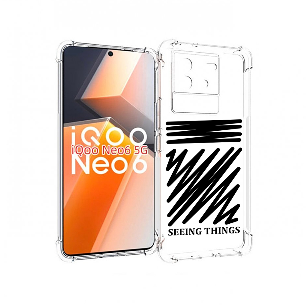

Чехол MyPads seeing-things для Vivo iQoo Neo 6 5G, Прозрачный, Tocco