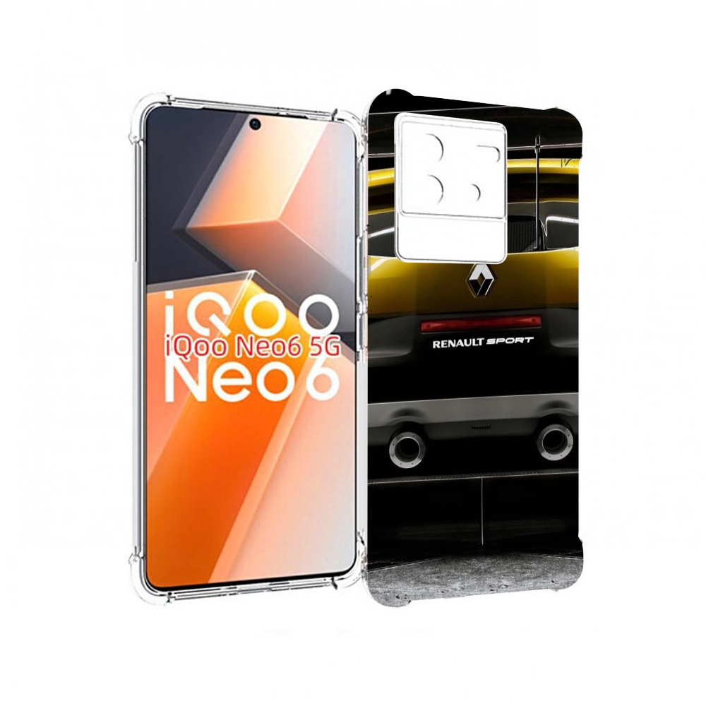 

Чехол MyPads renault-3 мужской для Vivo iQoo Neo 6 5G, Прозрачный, Tocco