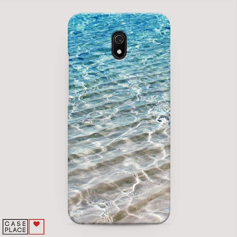 фото Пластиковый чехол "волны 10" на xiaomi redmi 8a awog