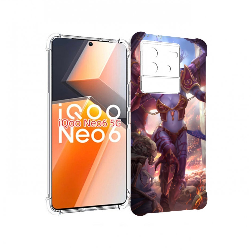 

Чехол MyPads queen of pain dota 2 для Vivo iQoo Neo 6 5G, Прозрачный, Tocco