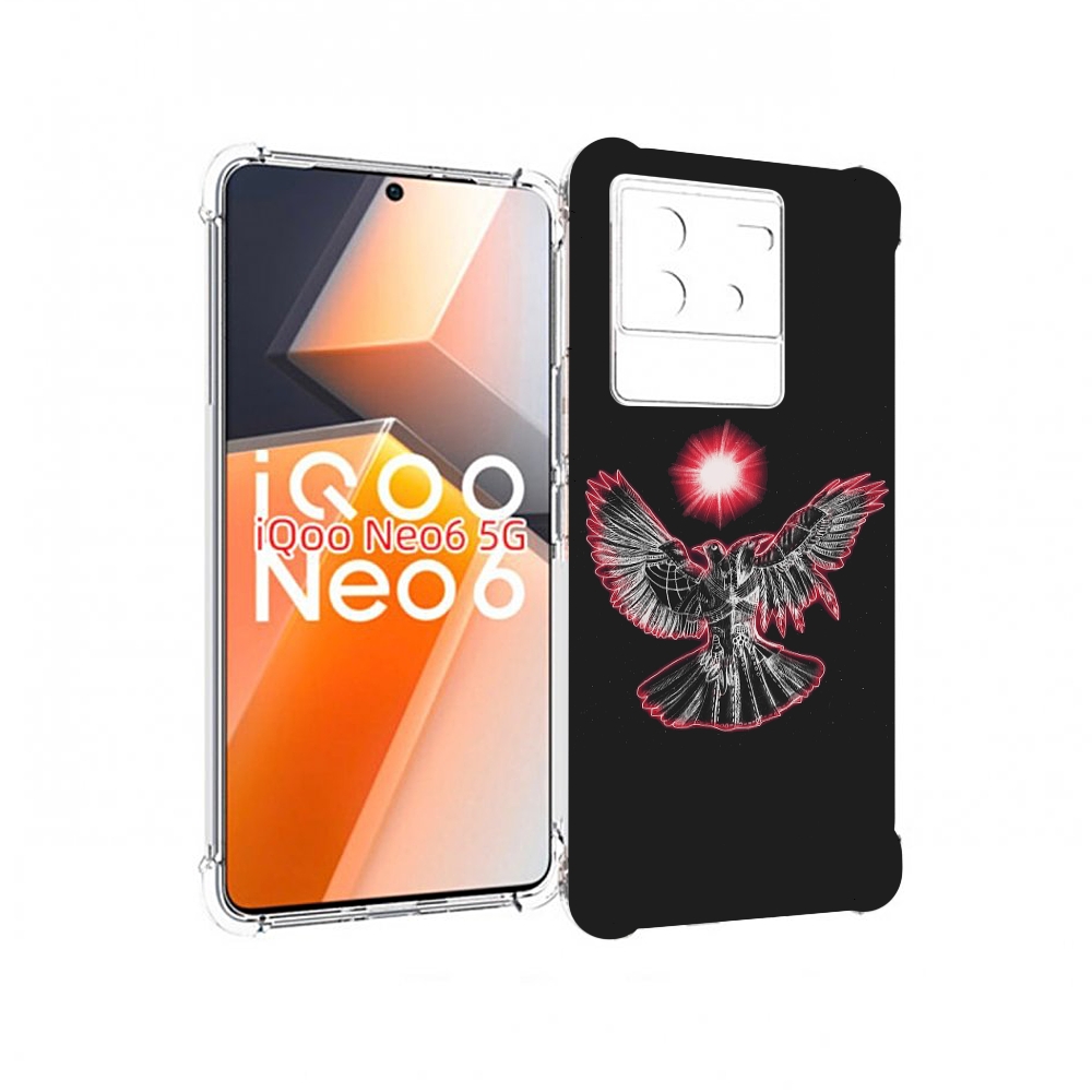 

Чехол MyPads pyrokinesis валькирия для Vivo iQoo Neo 6 5G, Прозрачный, Tocco