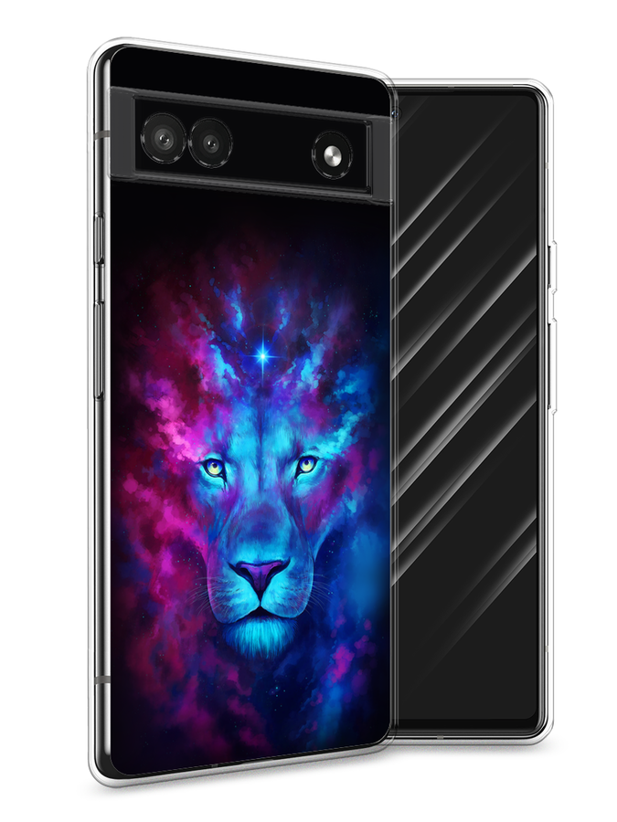 

Чехол Awog на Google Pixel 6A "Космический лев", Разноцветный, 271150-1