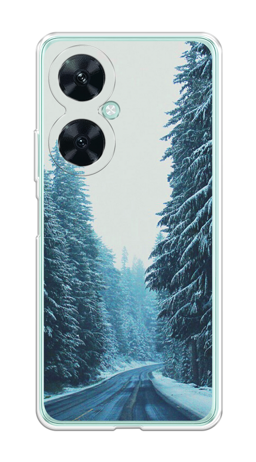 

Чехол на Huawei Nova 11i "Зима 9", Бежевый;голубой;черный, 6121750-2