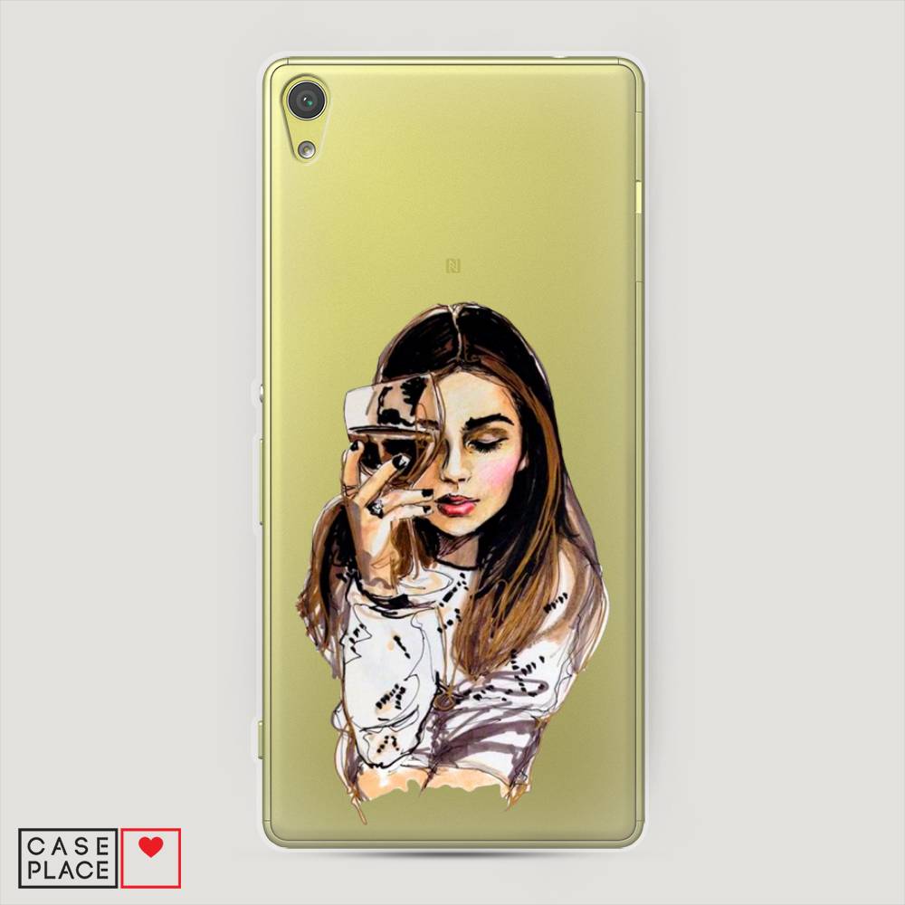 

Чехол Awog на Sony Xperia XA "Девушка с бокалом", Разноцветный, 51250-7