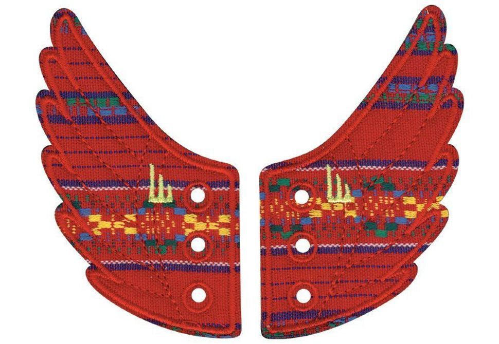 

Аксессуары для кед крылья Peru Red Lace 11704 красные, Красный