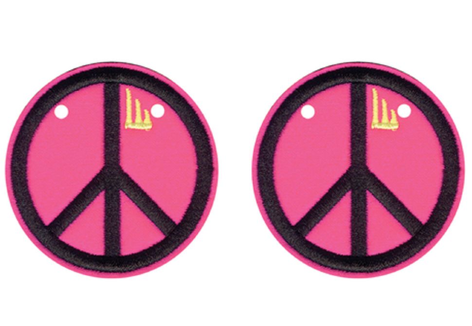 

Аксессуары для кед крылья знак мира Peace Pink Lace 11303 розовые, Розовый