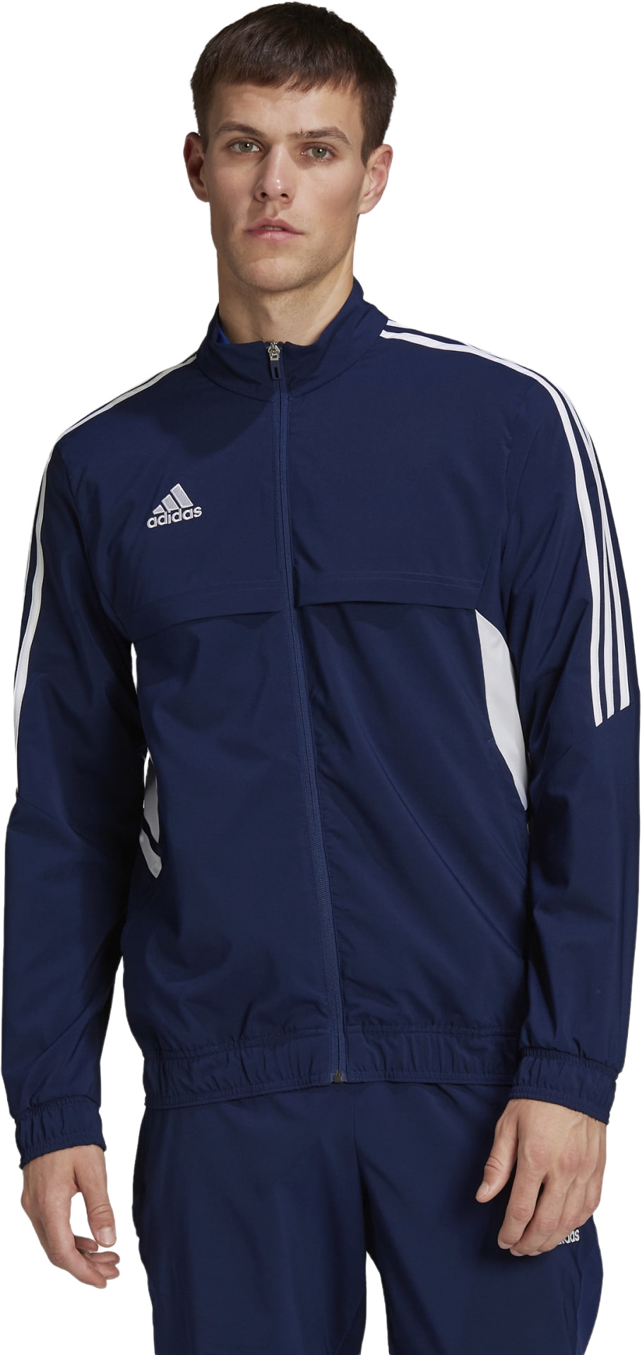 Олимпийка мужская Adidas HA6246 синяя XLT