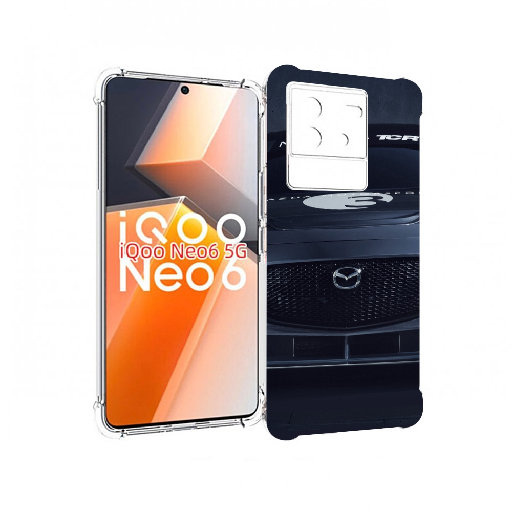 

Чехол MyPads mazda 3 для Vivo iQoo Neo 6 5G, Прозрачный, Tocco