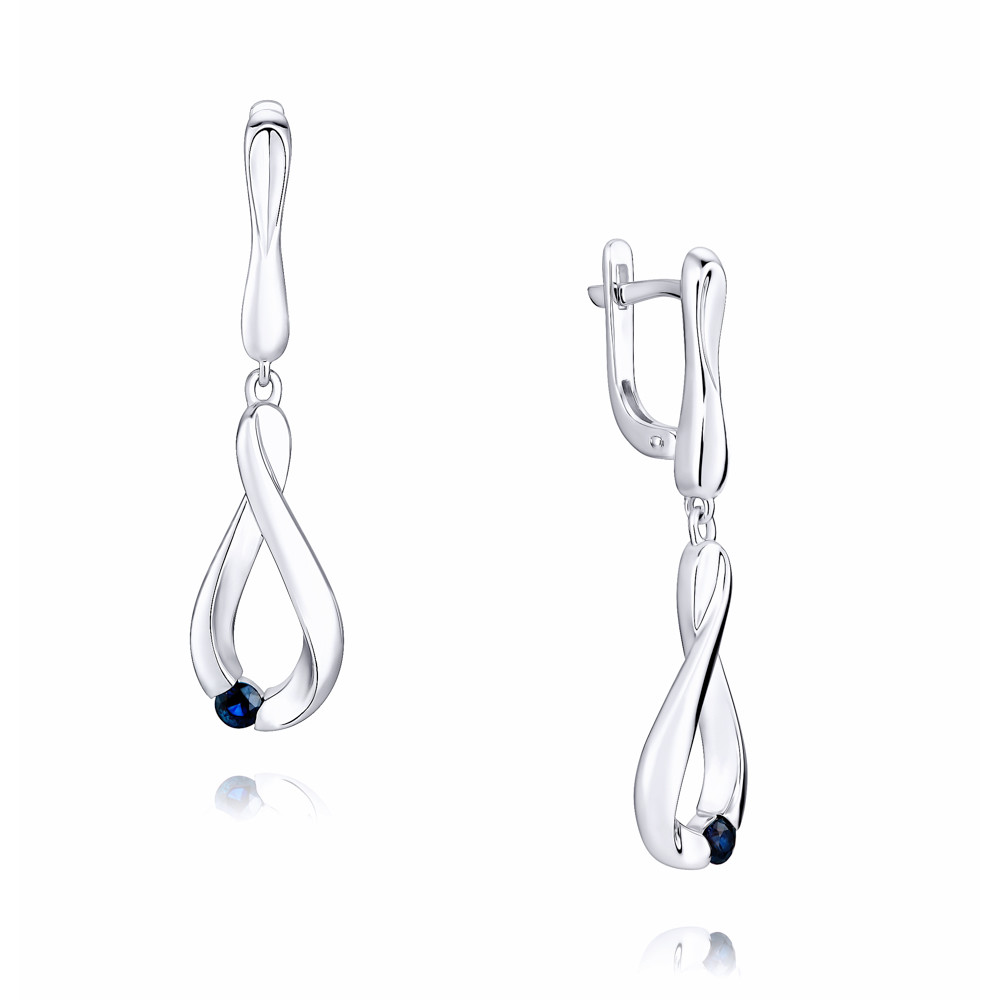 

Серьги из белого золота с сапфиром ADAMAS 24028569/01-А511Д-542, 24028569/01-А511Д-542