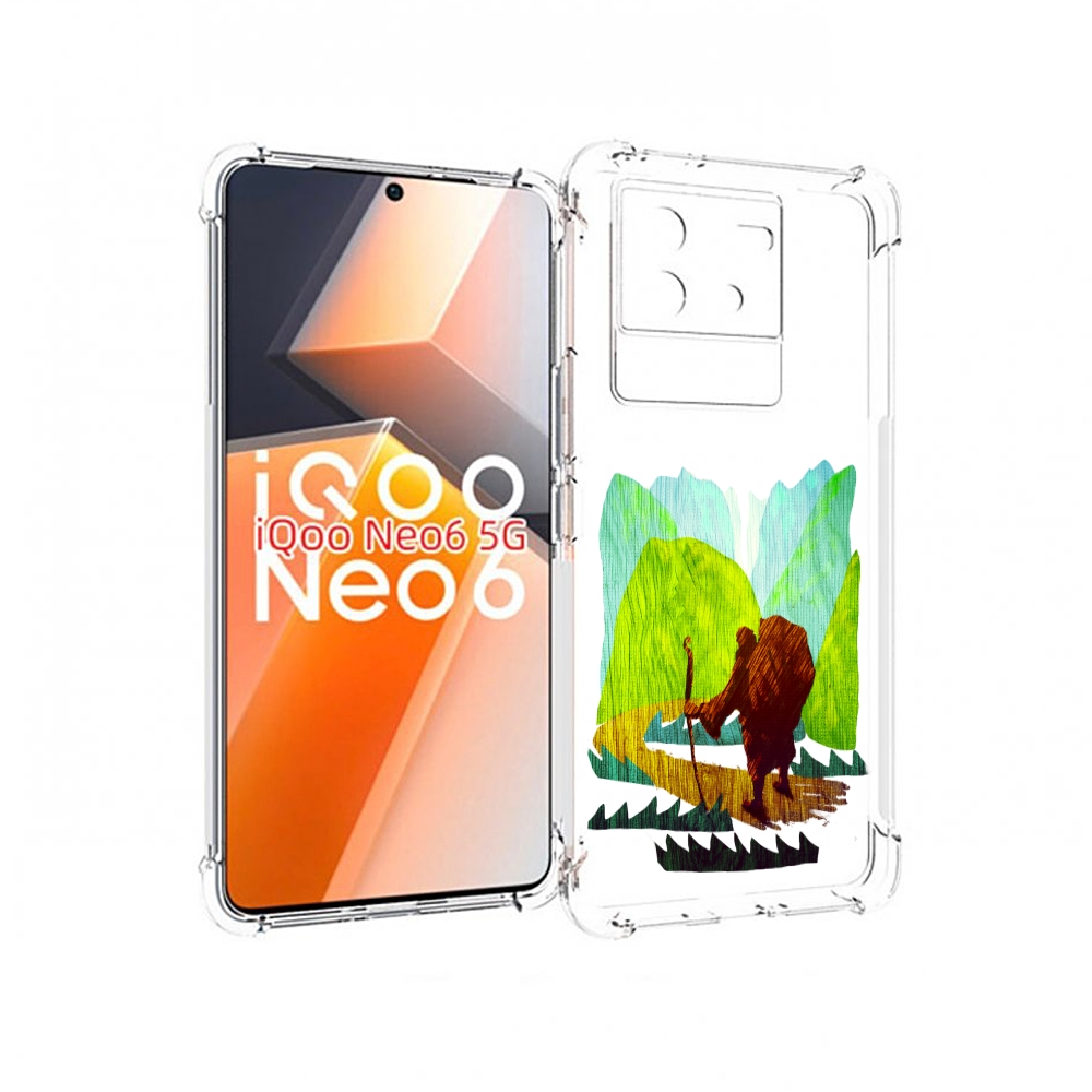 

Чехол MyPads Лесная тропа для Vivo iQoo Neo 6 5G, Прозрачный, Tocco