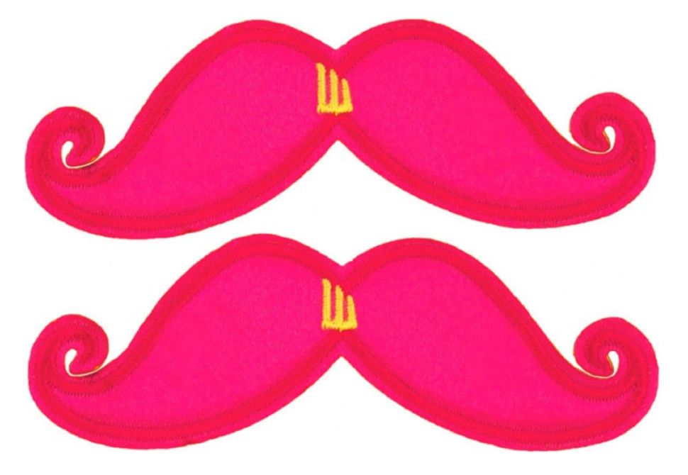 

Аксессуары для кед крылья усы Mulholland Pink Neon Clip 70101 розовые, Розовый