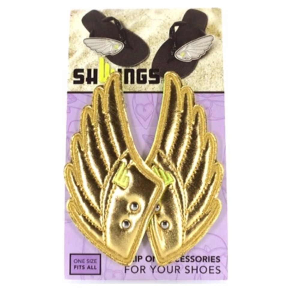 

Аксессуары для кед крылья Wilshire Gold Foil Clip 14104 золотые, Золотистый