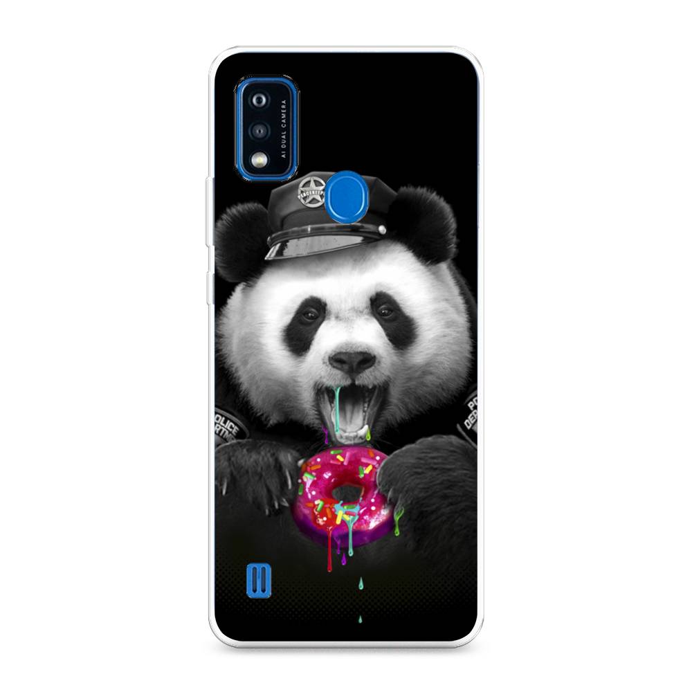 

Чехол Awog на ZTE Blade A51 / ЗТЕ Блэйд A51 "Панда police", Разноцветный, 134550-2