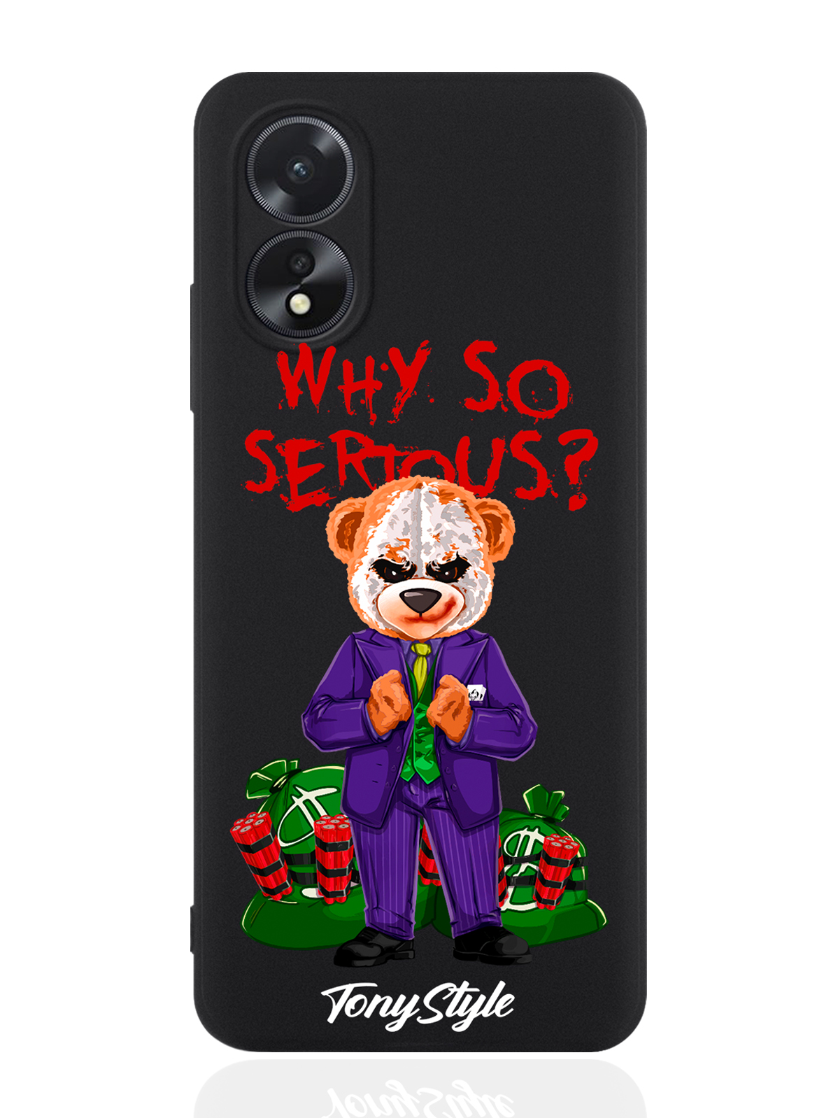 

Чехол для смартфона Oppo A38 4G Tony Style Why so serious, Oppo A38 4G