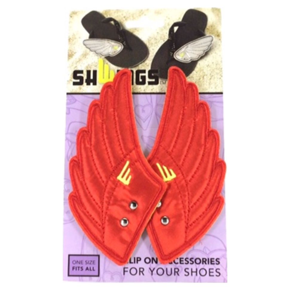 

Аксессуары для кед крылья Wilshire Red Clip 14102 красные, Красный