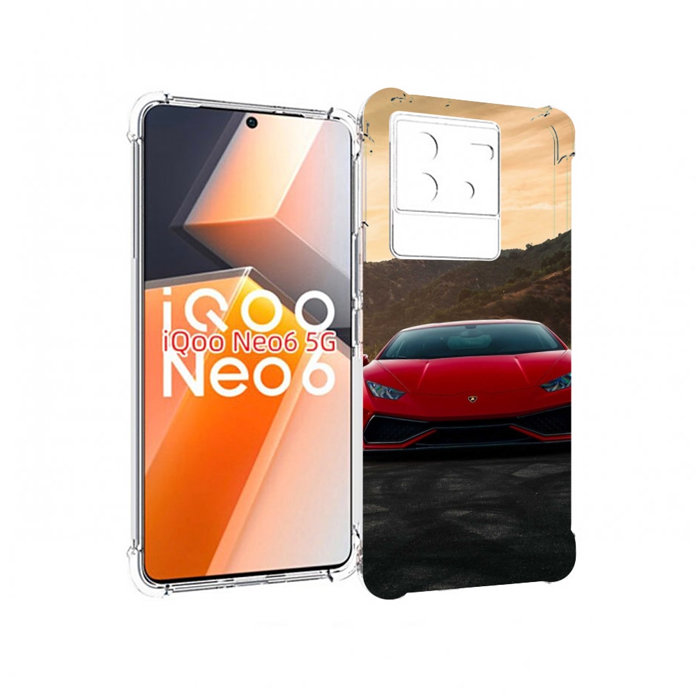 

Чехол MyPads lamborghini 1 мужской для Vivo iQoo Neo 6 5G, Прозрачный, Tocco