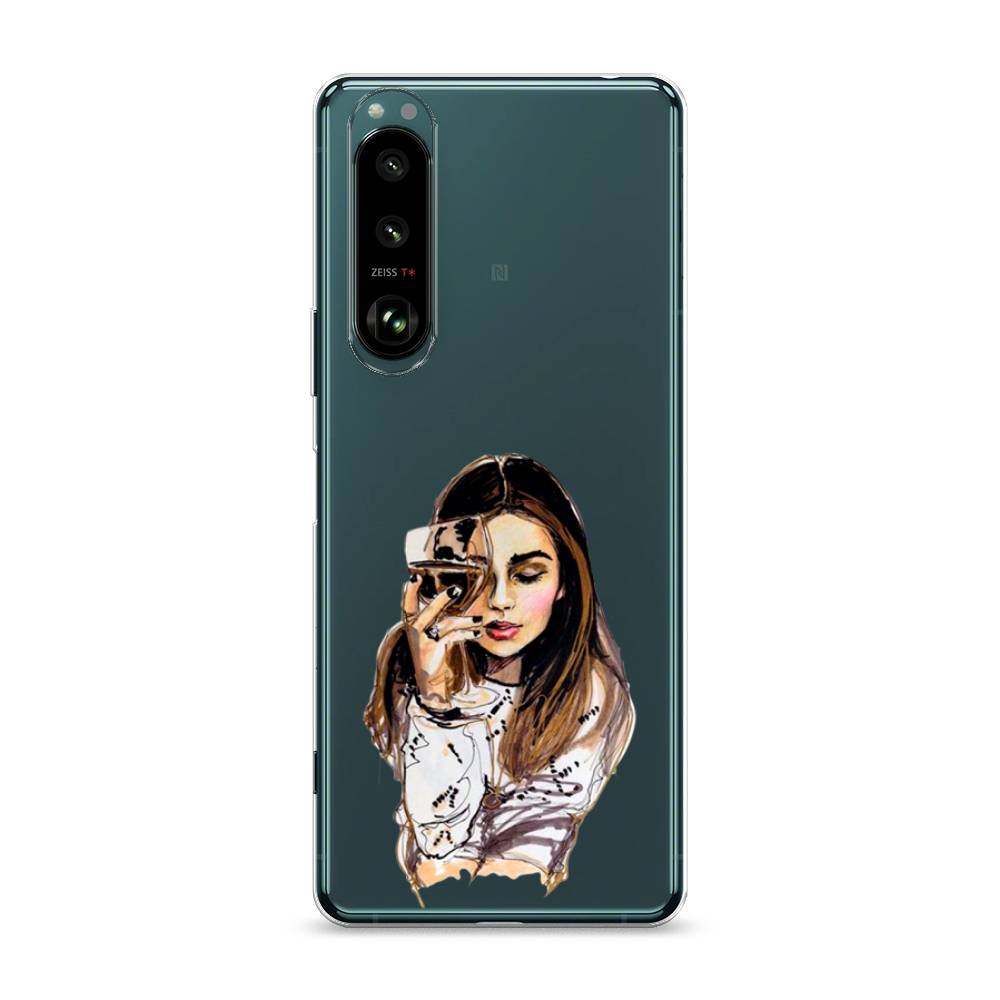 

Чехол Awog на Sony Xperia 1 III "Девушка с бокалом", Разноцветный, 54850-7