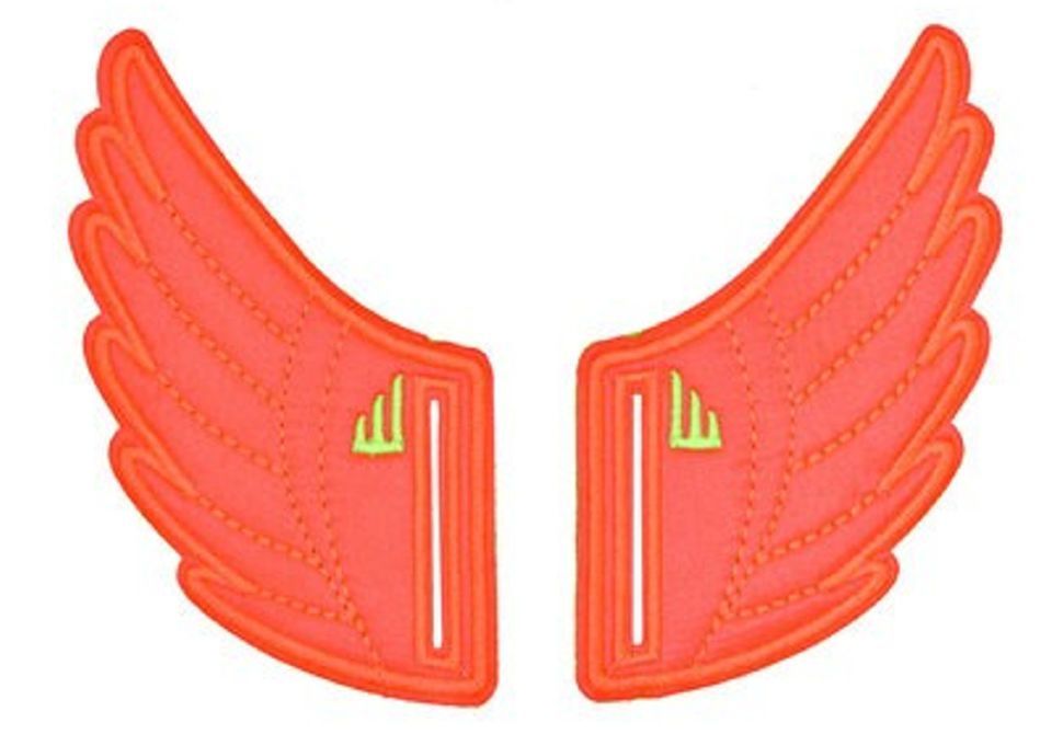

Аксессуары для кед крылья Rossmore Orange Neon Slot 20208 оранжевые, Оранжевый