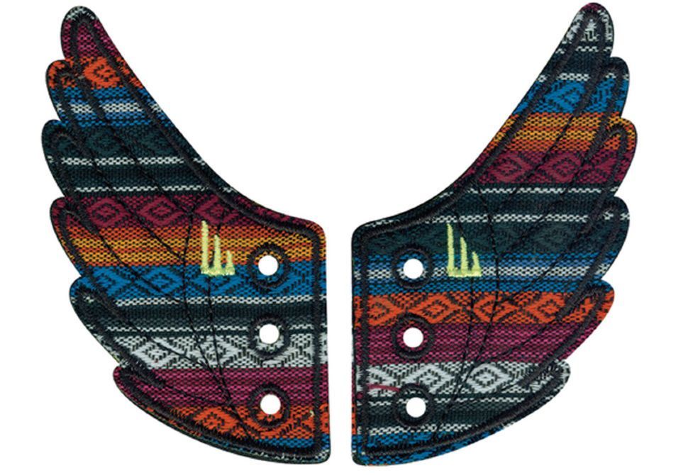 

Аксессуары для кед крылья Converse Peru Multi Color Lace 11701 разноцветный