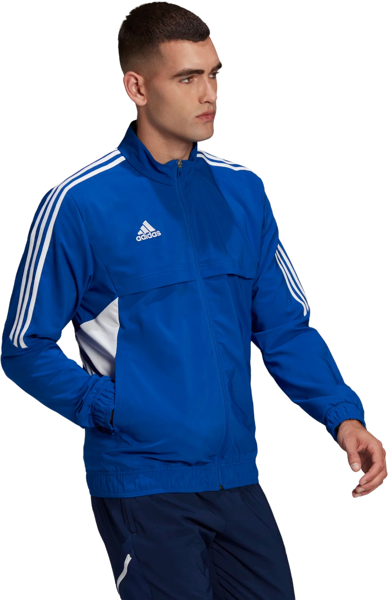 Олимпийка мужская Adidas HA6245 синяя XLT