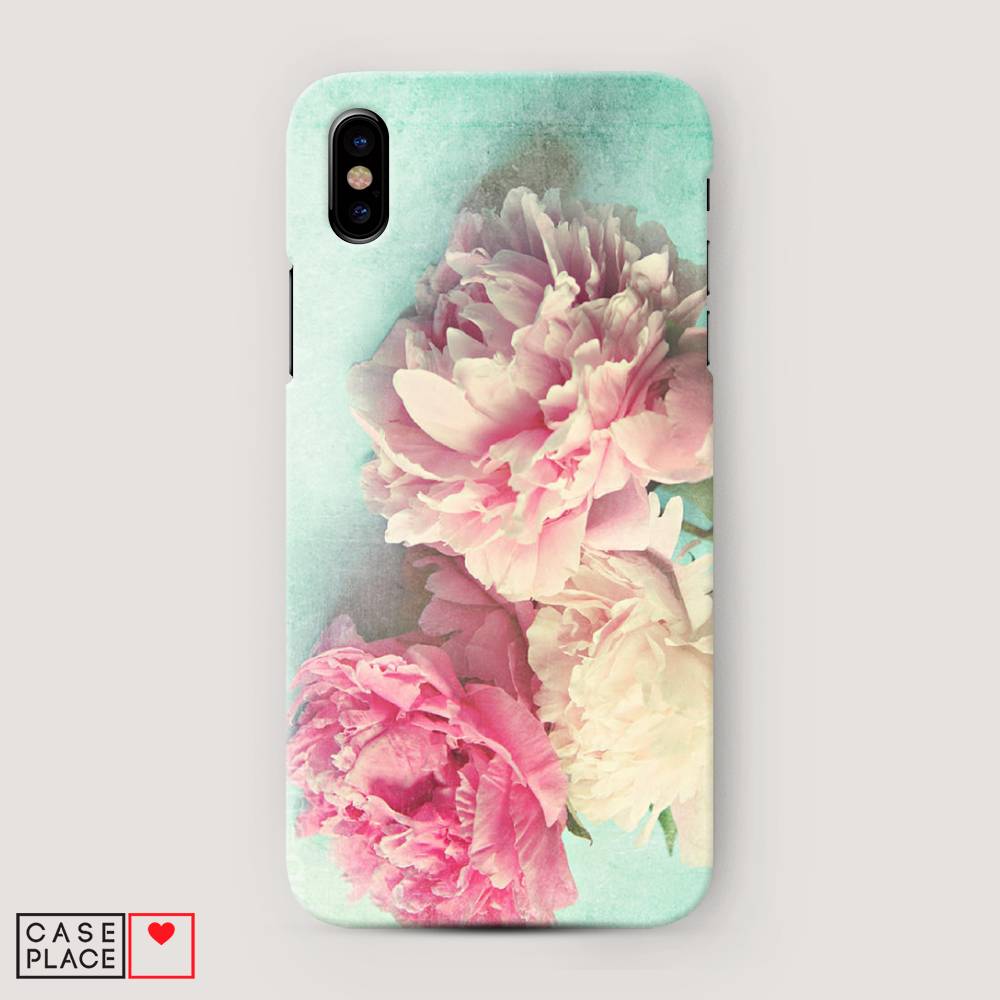 

Пластиковый чехол "Пионы new" на Apple iPhone XS Max (10S Max), 11920-6