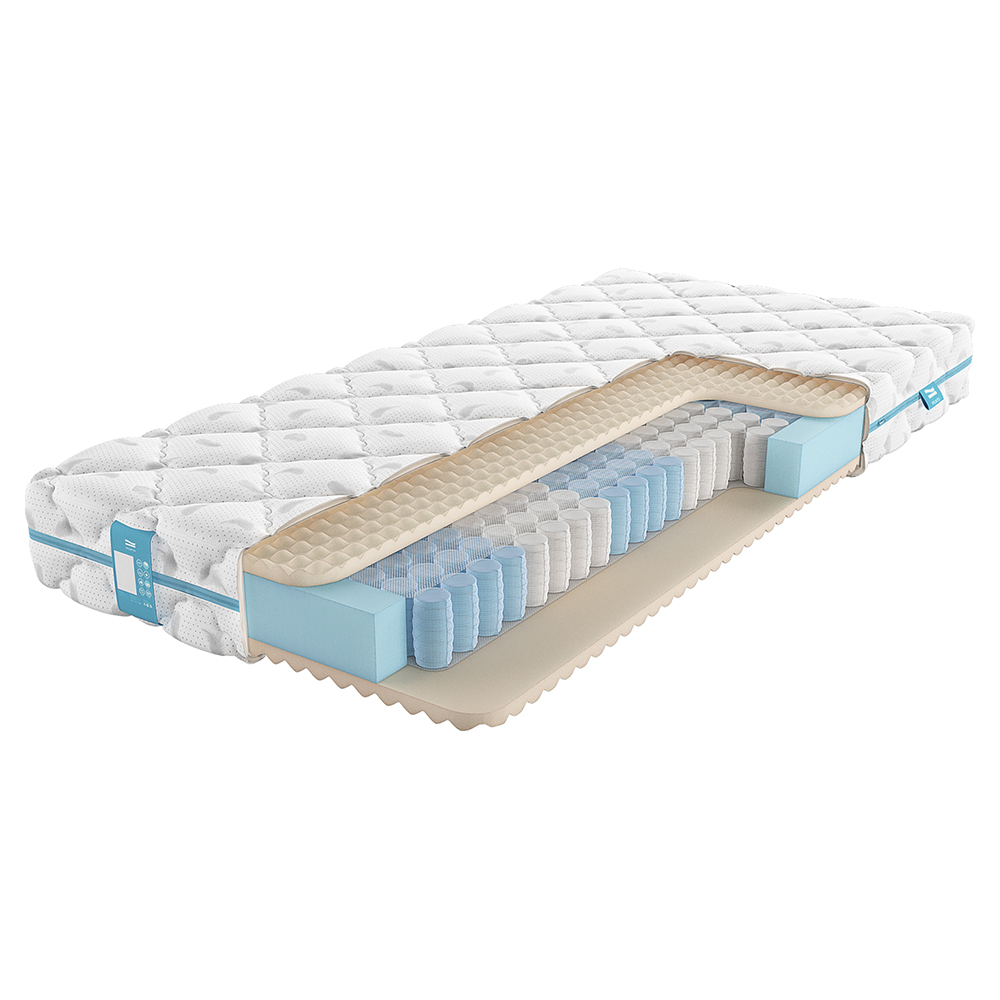 

Матрас с независимыми пружинами Promtex Loft Standart M 180x190, Белый, Loft Standart M