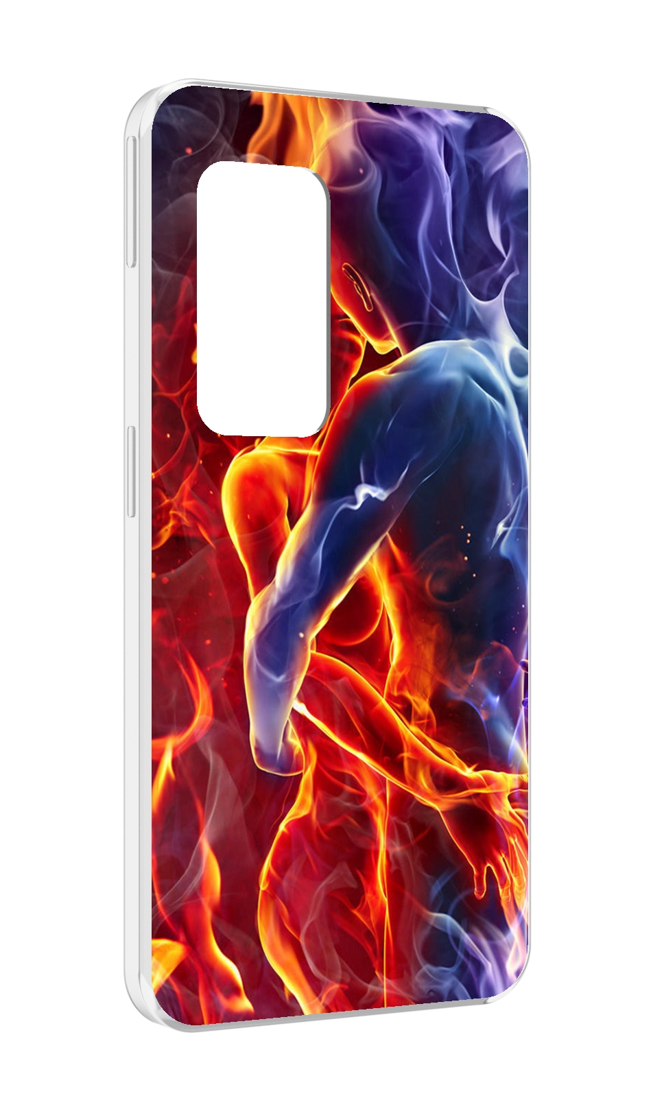 

Чехол MyPads Огонь-вода для UleFone Power Armor X11 Pro, Прозрачный, Tocco