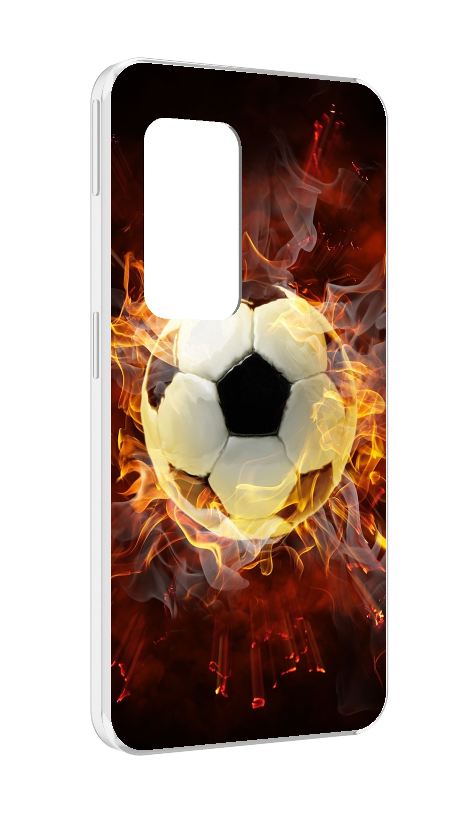 

Чехол MyPads Огненный-мяч для UleFone Power Armor X11 Pro, Прозрачный, Tocco