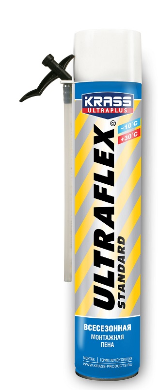 

Пена монтажная Krass Ultraflex Standard Всесезонная, Бежевый
