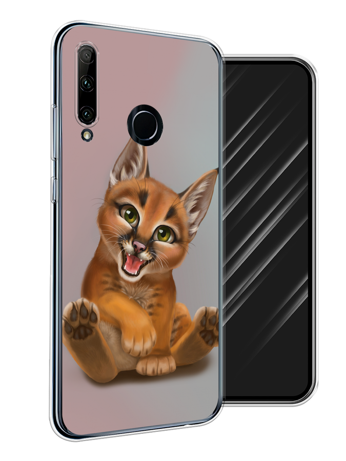 

Чехол Awog на Honor 20 Lite 2019 "Малыш рыси", Оранжевый;серый, 68950-1