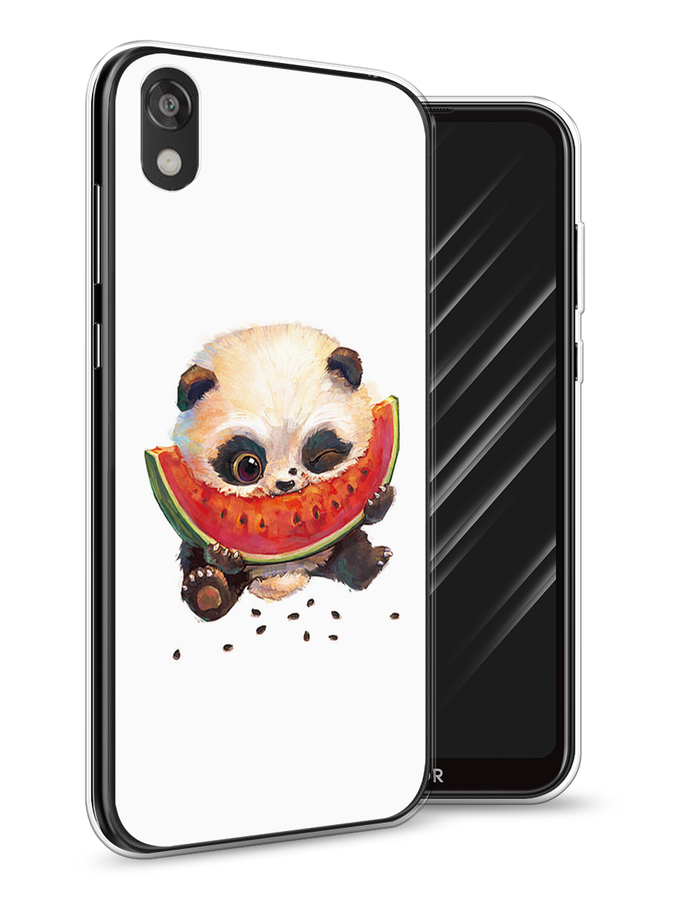 

Чехол Awog на Huawei Y5 2019 "Малыш панды с арбузом", Белый;красный, 69050-1