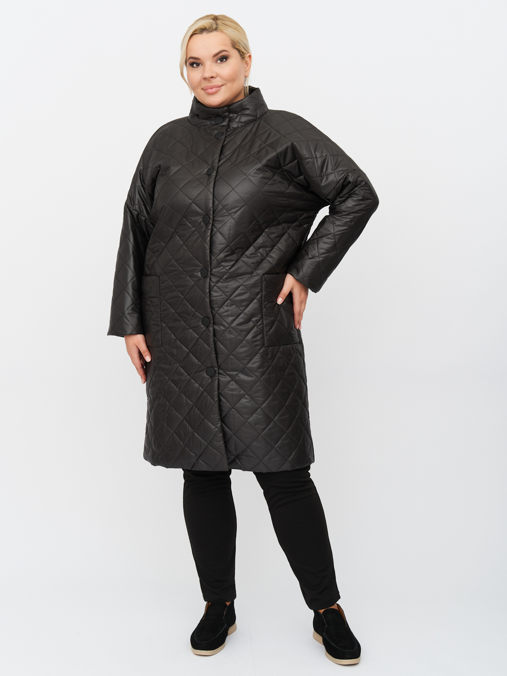 Пальто женское ZORY ZPL11633BLK01 черное 52-54 RU