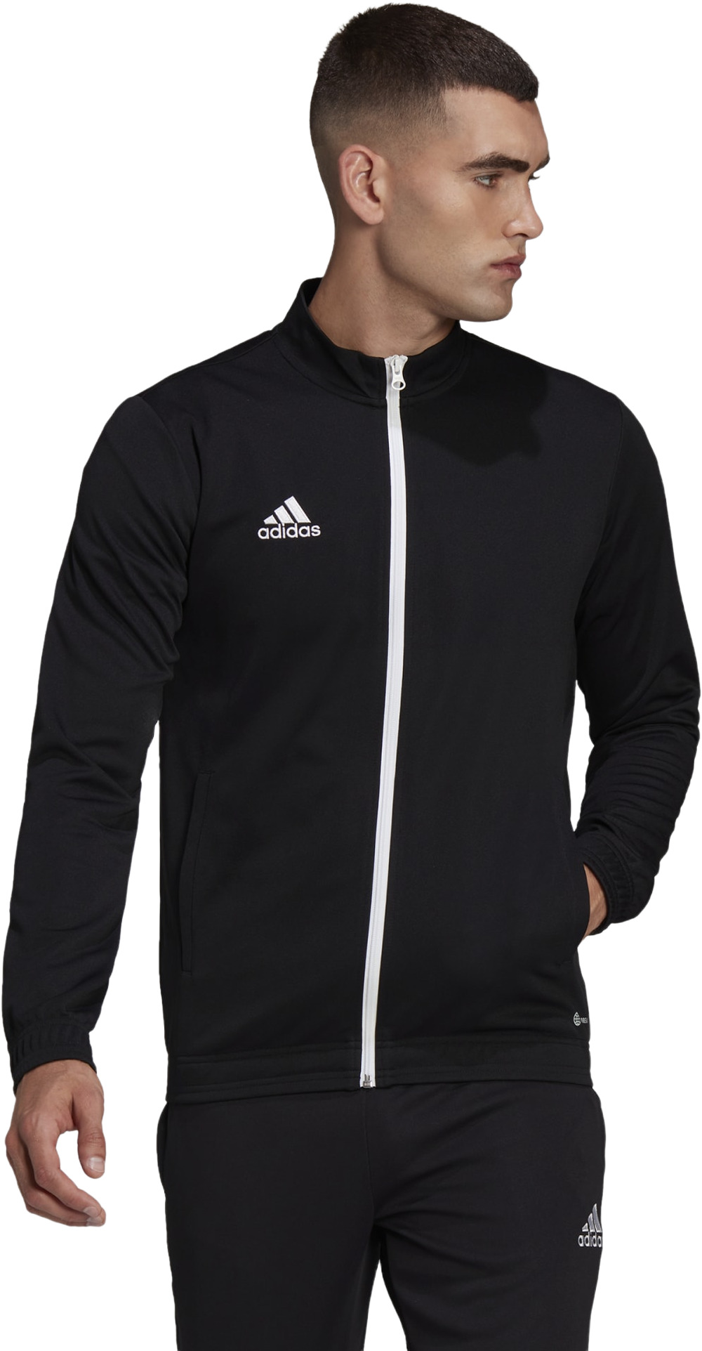 

Олимпийка мужская Adidas HB0573 черная S, HB0573