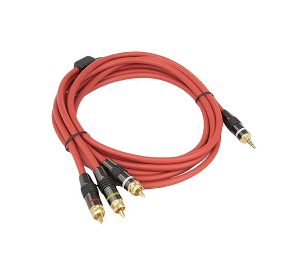 

Кабель соединительный Noname 3RCA(M)-3.5мм(M) 1.0м (Красный)
