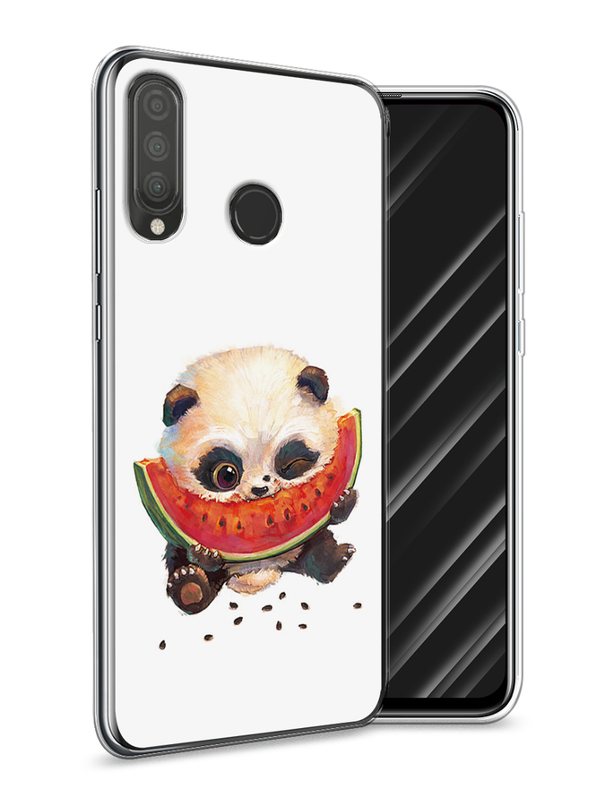 

Чехол Awog на Huawei P30 Lite "Малыш панды с арбузом", Белый;красный, 67950-1