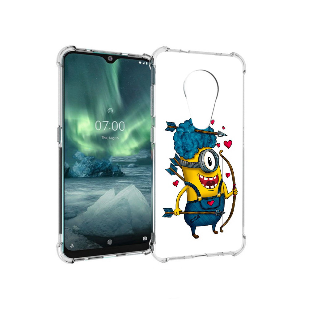 Чехол MyPads Tocco для Nokia 7.2 Миньон купидон (PT139171.105.117)