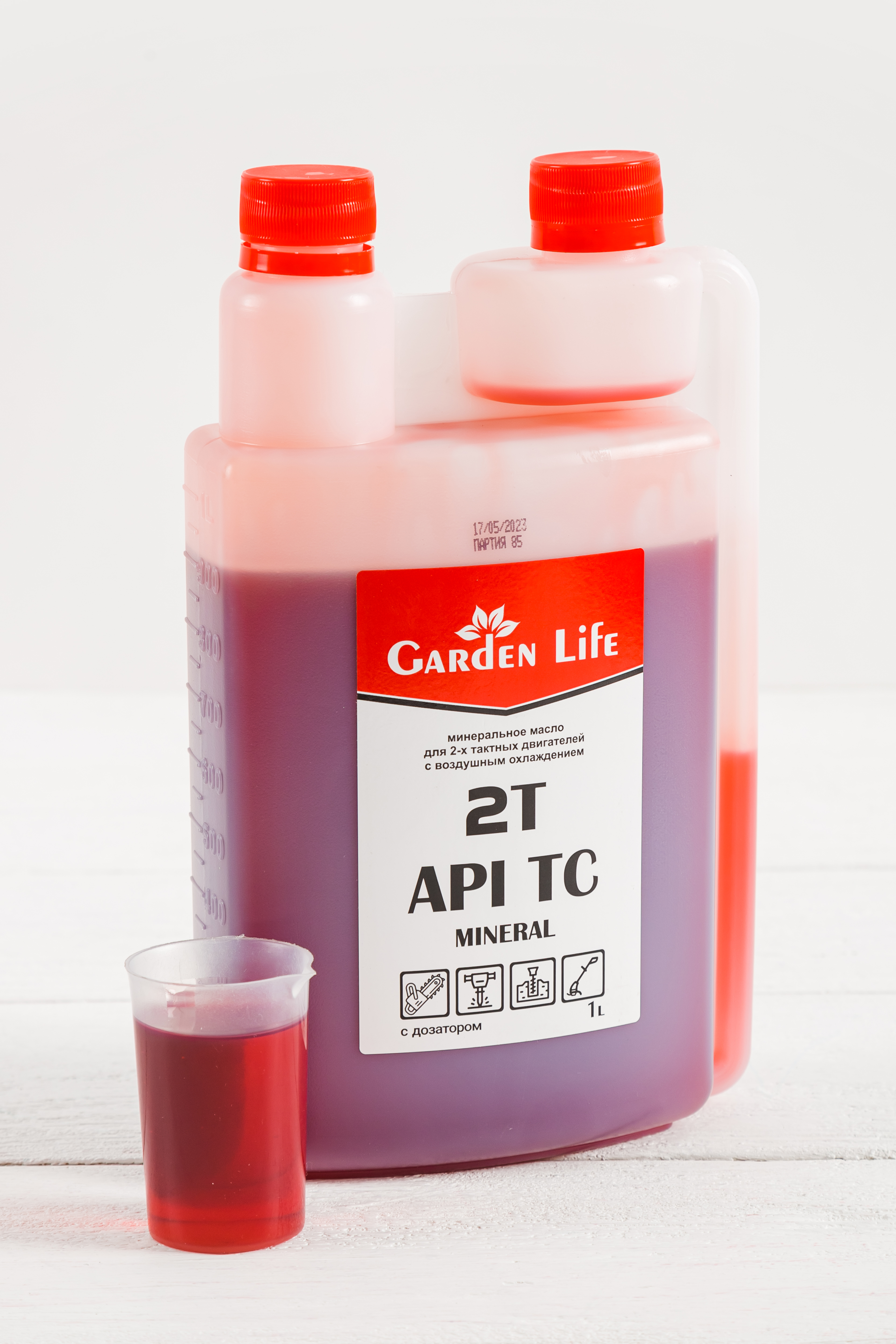 

Масло для двухтактных двигателей GARDEN life 0.95л 118876195, Красный, 0.946 л