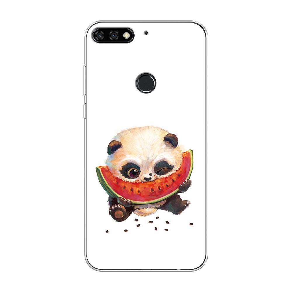

Чехол Awog на Huawei Nova 2 Lite "Малыш панды с арбузом", Белый;красный, 64650-1