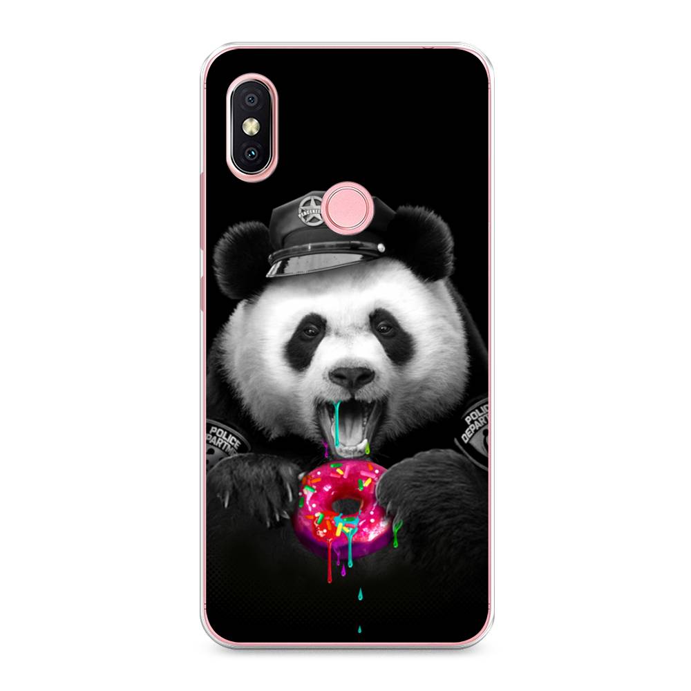 

Чехол Awog на Xiaomi Redmi S2 (Redmi Y2) "Панда police", Разноцветный, 33650-2