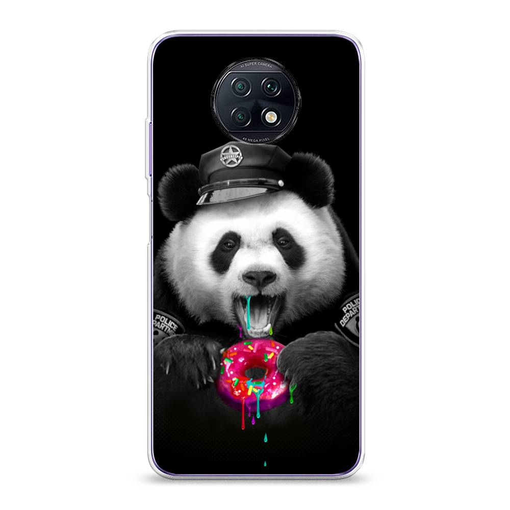 

Чехол Awog на Xiaomi Redmi Note 9T "Панда police", Разноцветный, 39650-2