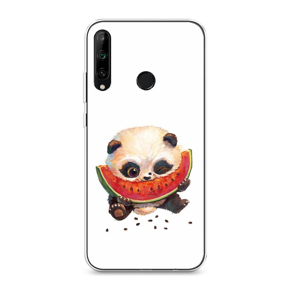 

Чехол Awog на Honor 9C "Малыш панды с арбузом", Белый;красный, 612550-1